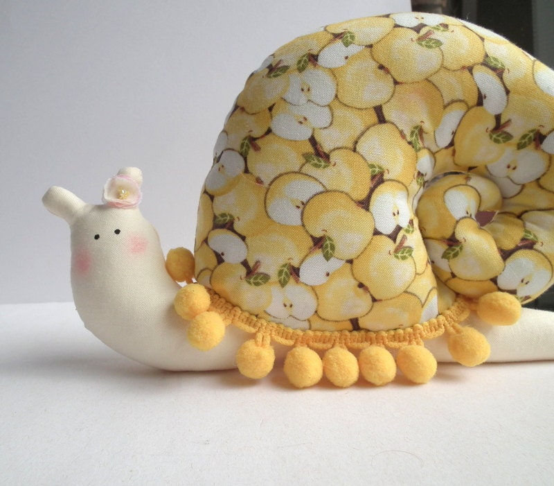 snail stuffed toy