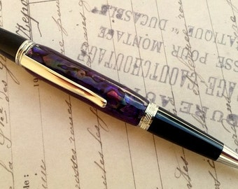 One of a Kind Abalone Twist Ball-Point Pen