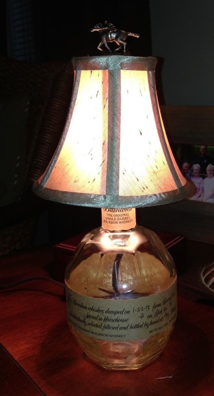 Blanton's Bourbon Bottle Lamp by ADavidCarp on Etsy
