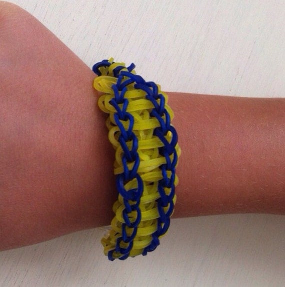 Items similar to Ladder Rainbow Loom Bracelet. Ladder Bracelet. on Etsy