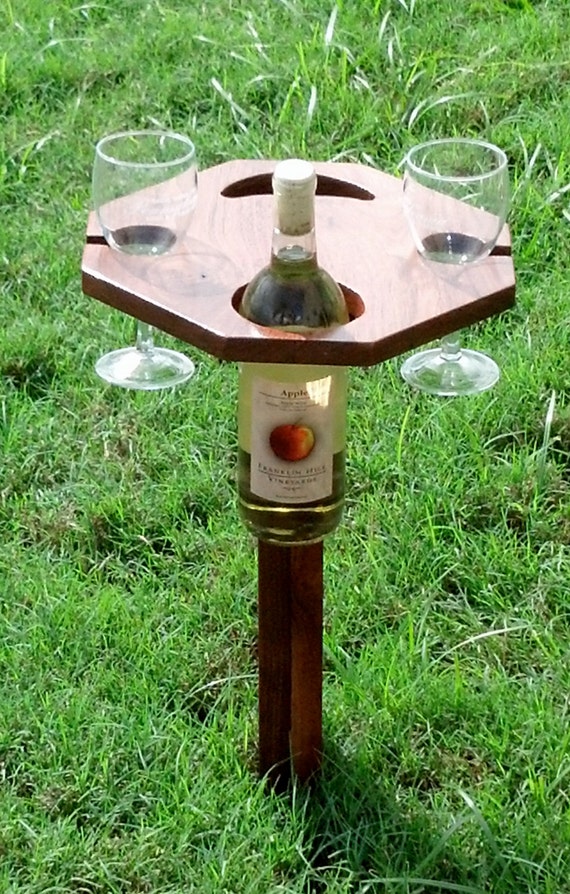 Items similar to Wine Picnic Table on Etsy