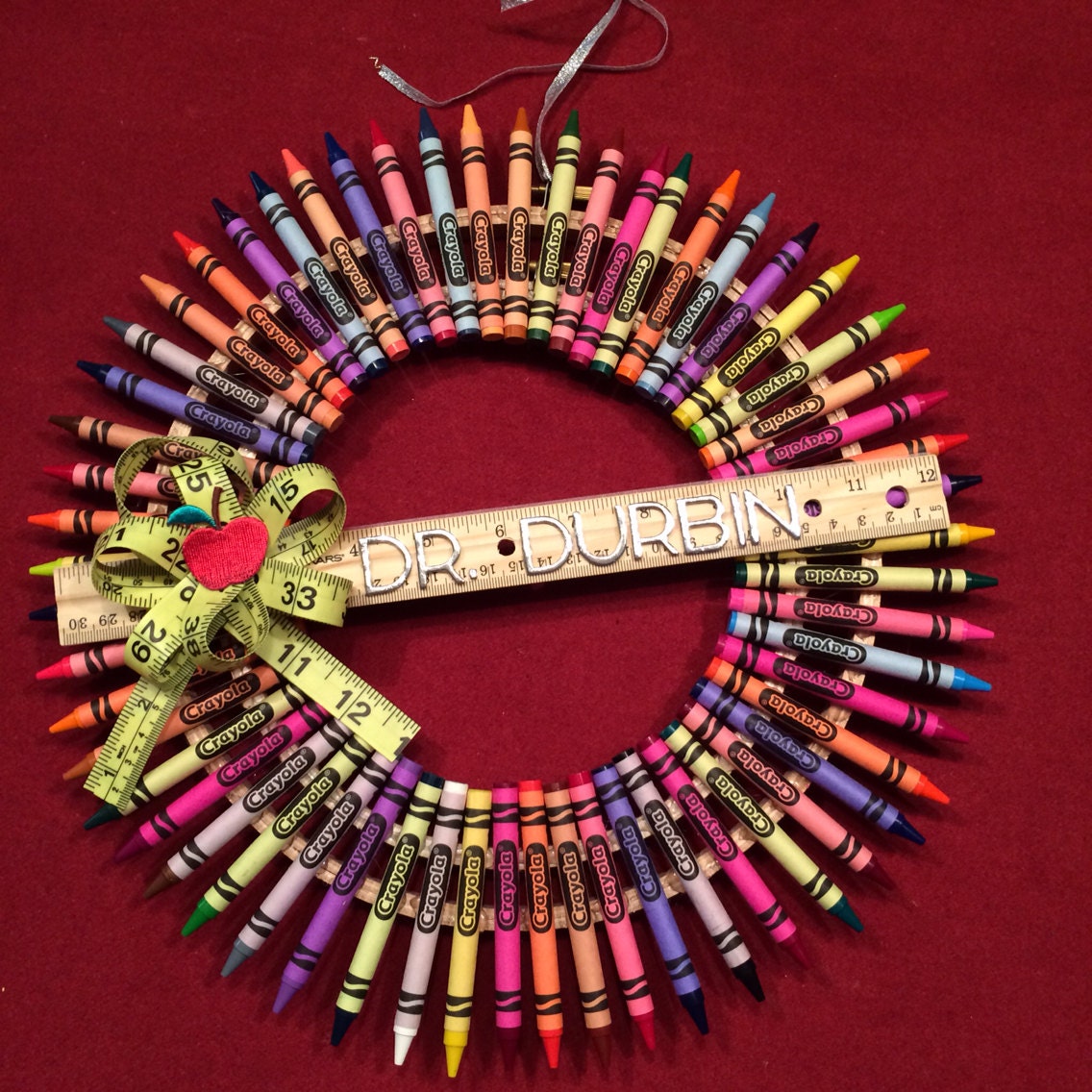 Teacher Appreciation Teacher Gift Crayola by IditaCardDesign