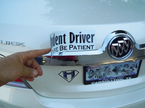 Student Driver New Student Driver Magnetic Safety Sign student driver new student driver magnetic safety sign