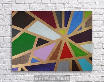 Popular items for Color Block art on Etsy