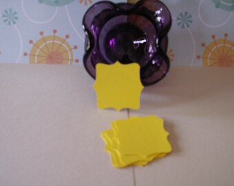 50 2 inch bracket cards for wedding favors, cards, gifts, crafts, scrapbooking, merchandise etc.