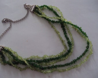1/4 Once De Morceaux De Diopside Vert De Russie - 4mm Et Moins - Artisanat