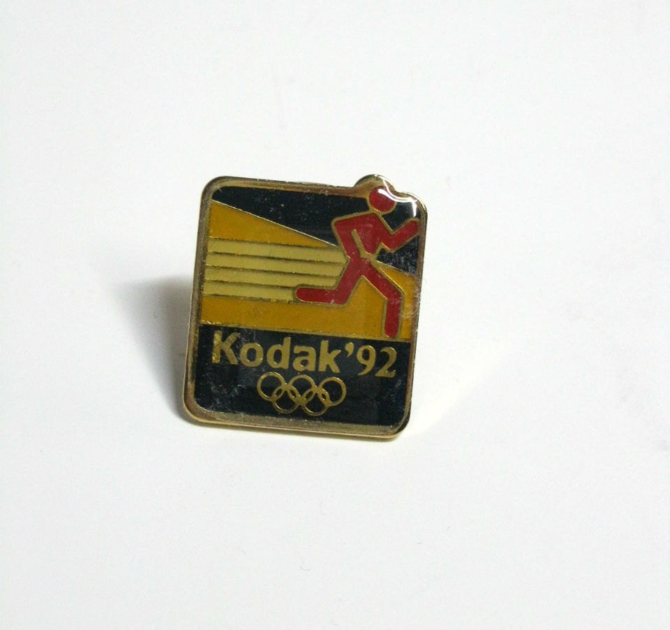 Kodak 1992 Olympic Souvenir Lapel Pin