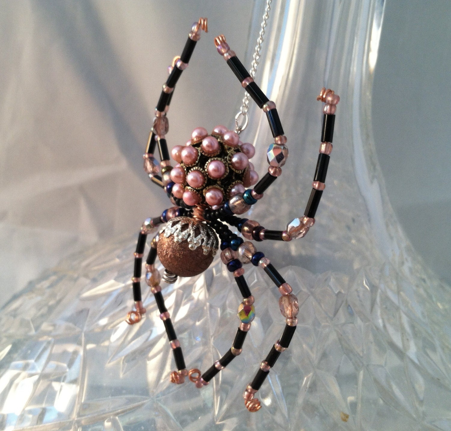 New Unique Beaded Spiders Beaded Spider Wall By Charminglycharmed