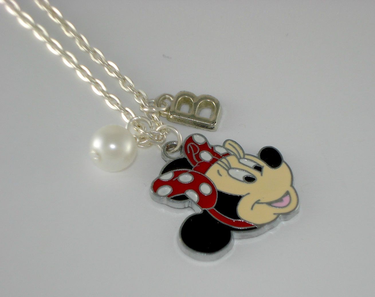 Minnie Mouse personalized childrens necklace minnie mouse