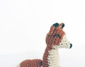 Pattern for Handmade Crochet Amigurumi Fox Finger Puppet