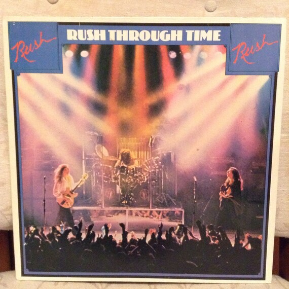 Vinyl Record LP Rush Through Time Greatest hits Album Geddy