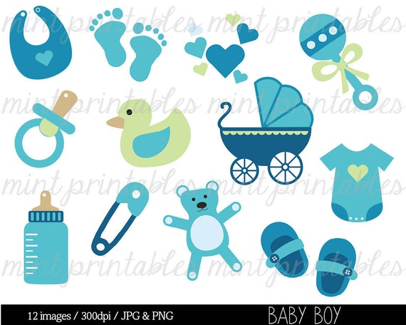 baby shower items clipart - photo #26