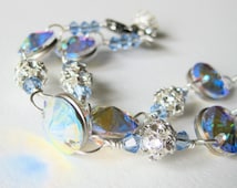 Unique rivoli bracelet related items | Etsy