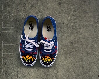 Popular items for Hand Painted vans on Etsy