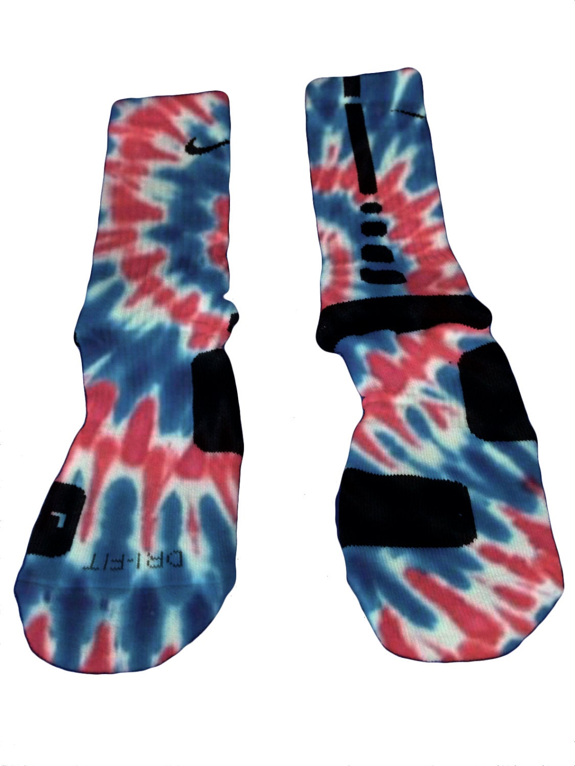Nike Elite Socks_Tie Dye_Red White and Blue_Choose one of our