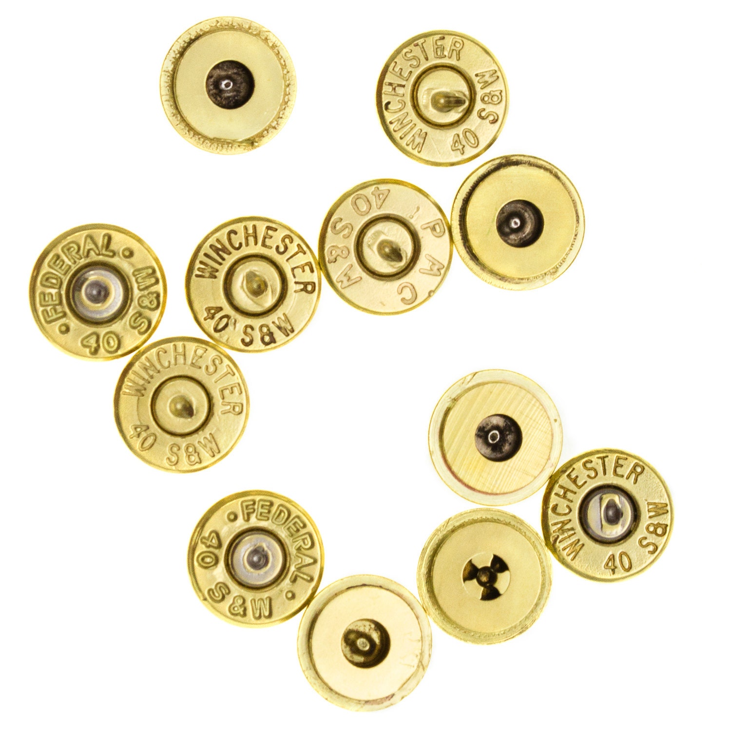 40 Caliber Bullet Shell Casing Ends ideal For by LuckyShotUSA