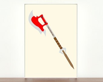 Buffy, Vampire, Slayer Buffy scythe, Scythe Vampires, The chosen one, TV show quote, Sci fi, Fantasy, Joss Whedon, Tv show print