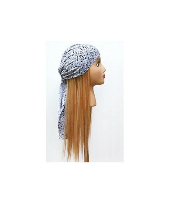 Stylish Hair Attached Scarf Hair Headband, Chemo Hair Scarf