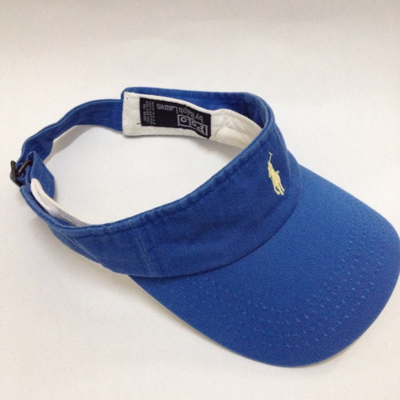 Vintage Polo Ralph Lauren Beach Half Visor Cap Hat One Size