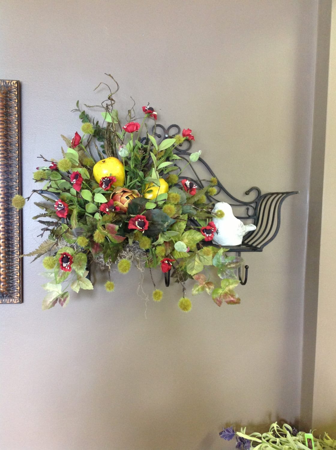 SALE...SALE...SALE....floral wall by madisonCornerGiftLLC on Etsy