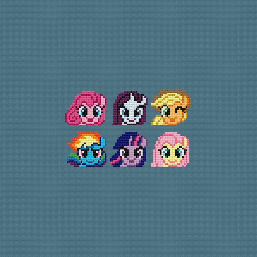 My Little Pony Cross Stitch Pattern PDF Instant Download