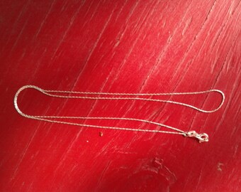 Sterling Silver Chain Necklace - 16 inches, 18 inches, 20 inches