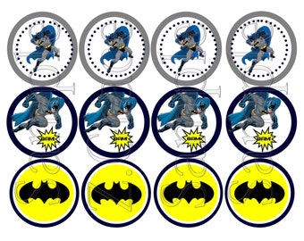 batman cupcake topper – Etsy NO