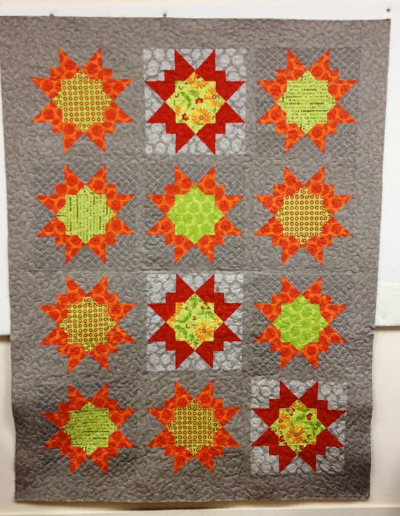 CLEARANCE Bobbins and Bits Quilt kit Crush by by SunValleyFabric