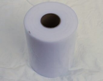 White tulle rolls - 6 inches - 100 yard - White tulle spool - rolls of tulle - white wedding decor - white tulle roll