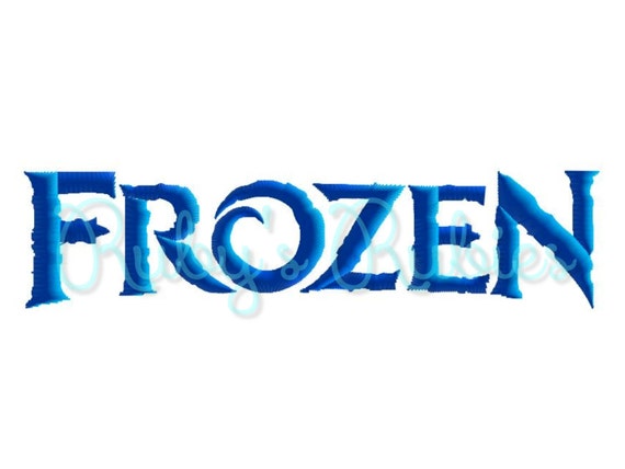 Download Frozen Machine Embroidery Font