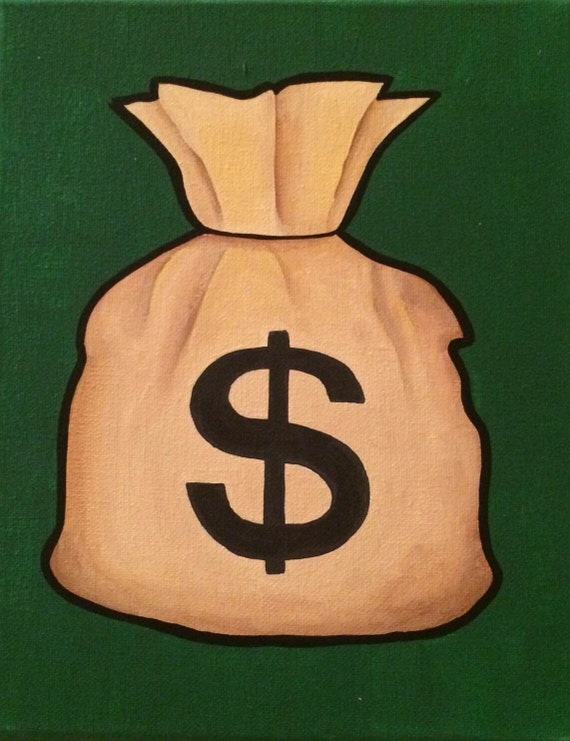 Items similar to Money Bag Emoji on Etsy