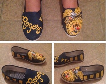 Men's Size / Personalized Painted Canvas Shoes / FFA Style