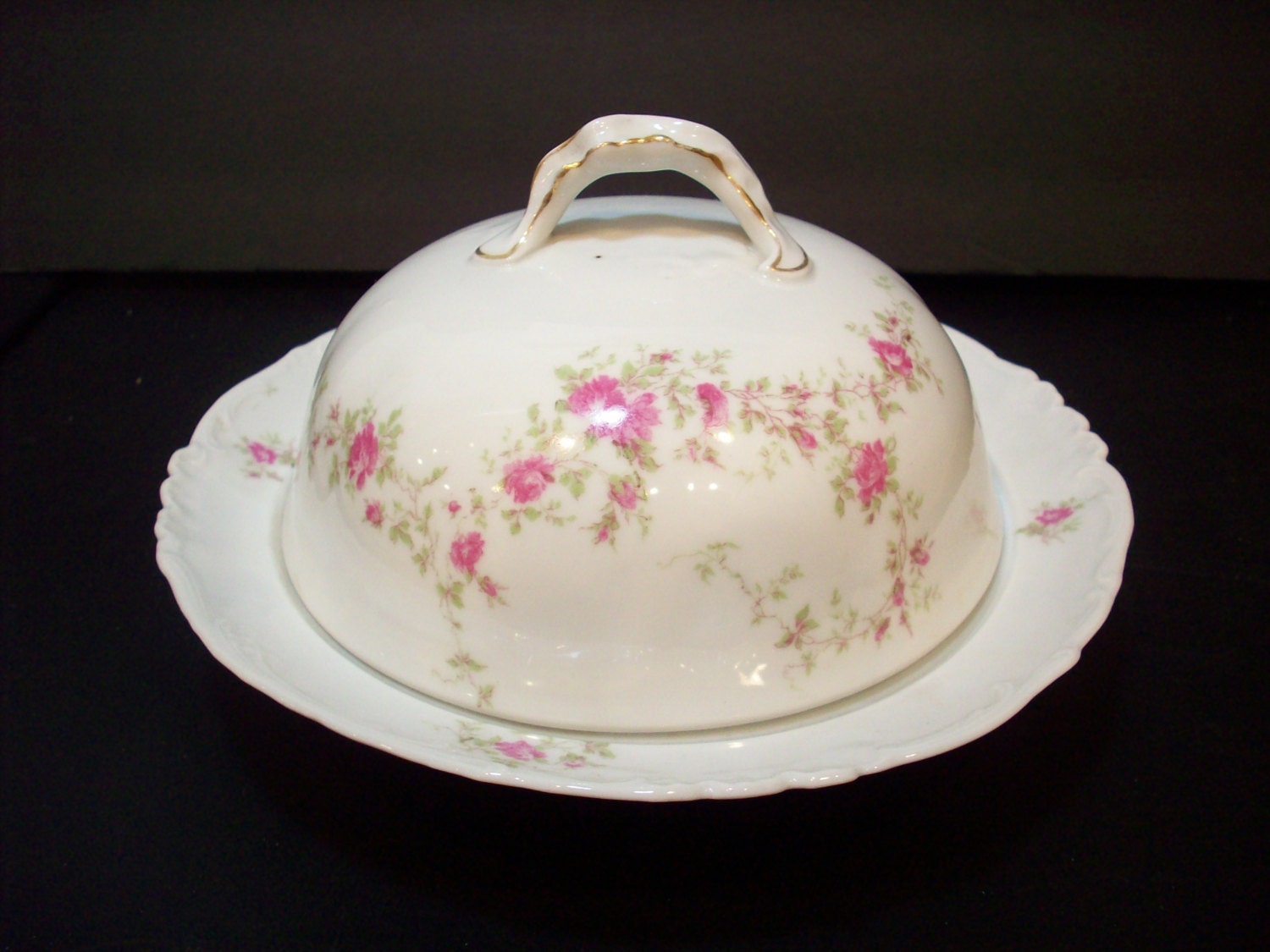 Vintage 1950's Habsburg China Butter Dish Austria China