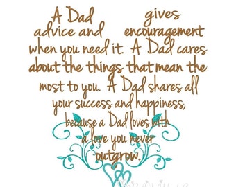 Items similar to A Second Dad Love Poem for Stepdad 8 X 10 Print ...