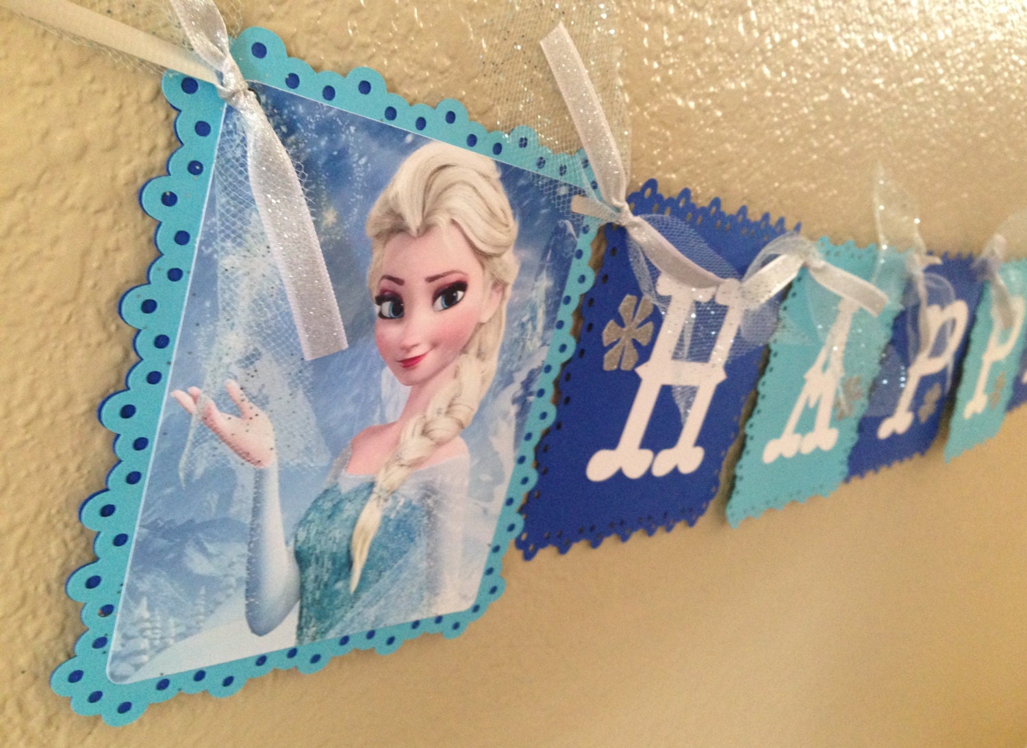Frozen Birthday Banner Frozen Banner Frozen Inspired Banner