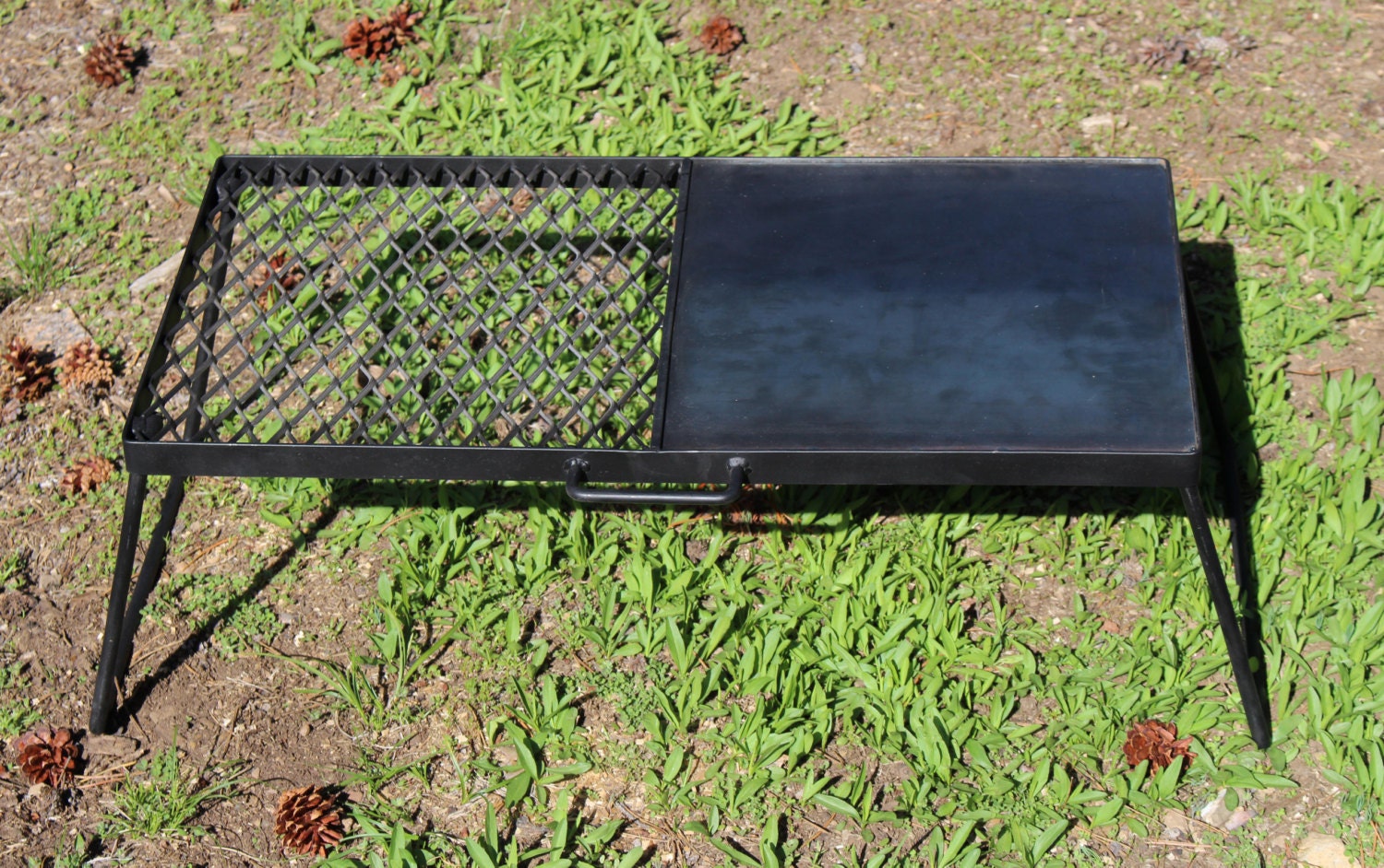 Folding Campfire BBQ Cooking Grill And Griddle   Il Fullxfull.633816547 Dsaw 