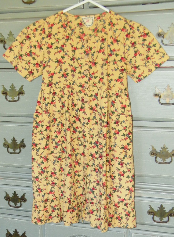 Vintage April Cornell Girl's Dress Size 4 Dress by April
