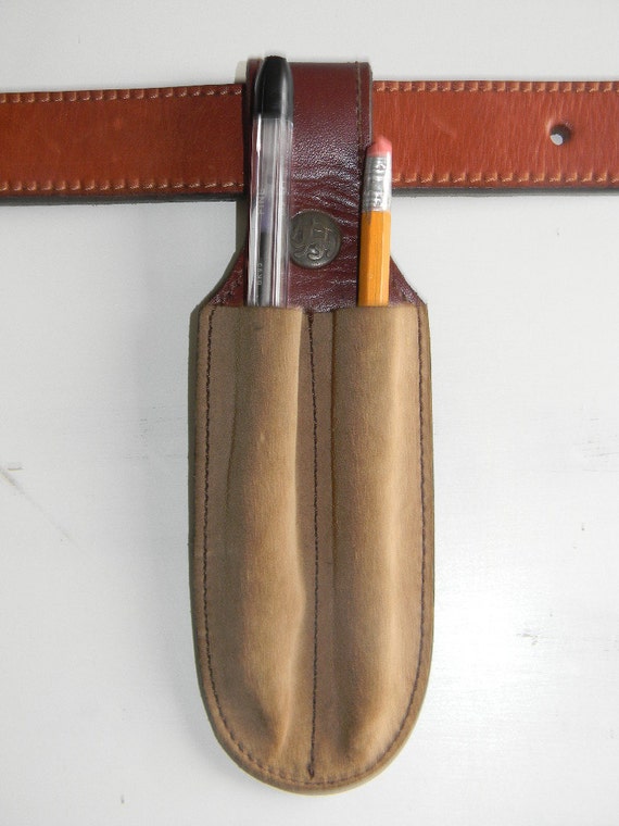 Pen &Pencil belt holder by Craft2See on Etsy