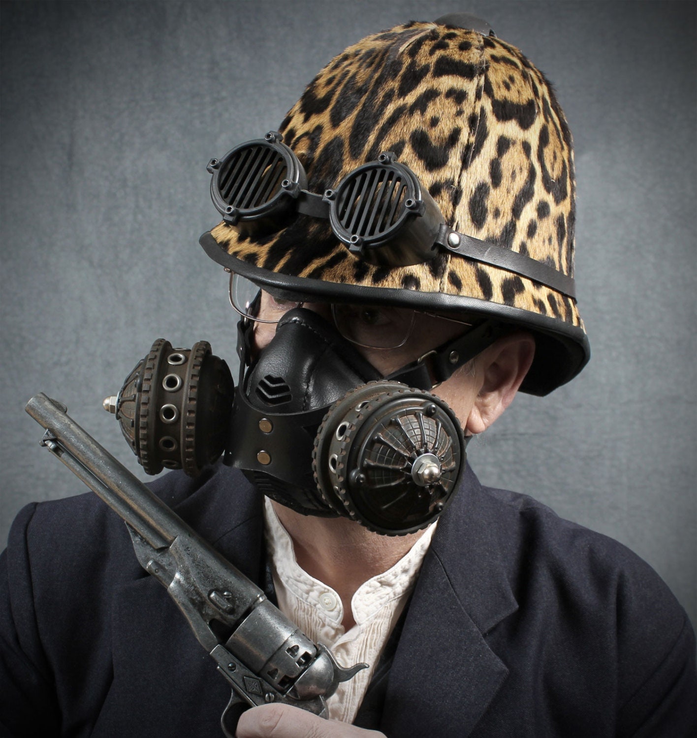 steampunk cool gas mask