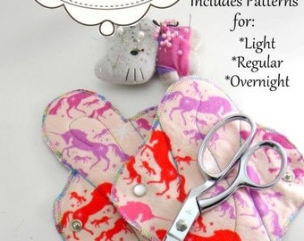 Cloth Menstrual Pad Pattern and Video Tutorial: PDF