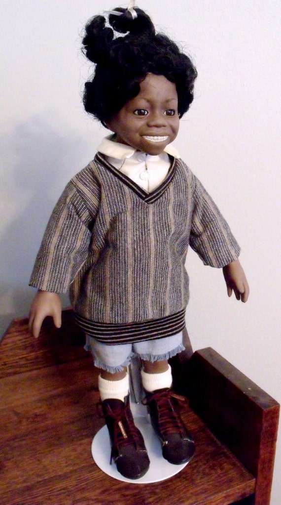 Buckwheat Hamilton Collection doll 1993 Lil Rascals