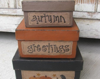 Primitive Scarecrow Autumn Fall Personalized by GainersCreekCrafts