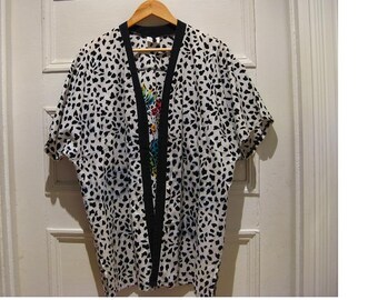 duster jacket leopard plus favorite oversize kimono