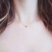 Tiny Gold Heart Necklace | Delicate Gold Jewelry
