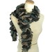 Knit Scarf, Hand Knit Scarf, Teal Scarf, Fiber Art Scarf, Knitted Scarf, Womens Scarf, Fashion Scarf Lacy Scarf, Winter Scarf,