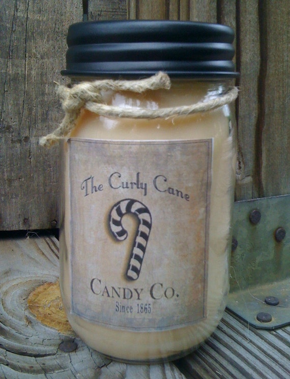 16 oz Jar Candle  - Scented - Multiple Christmas Labels - Pick Your Own Label - Homemade - Only 11.99
