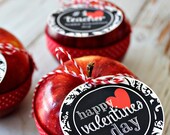 Valentine For Teacher Printable Tags - Cupake Toppers - Printable Valentines Day Tags for Teacher, Happy Valentines Day Teacher Il_170x135