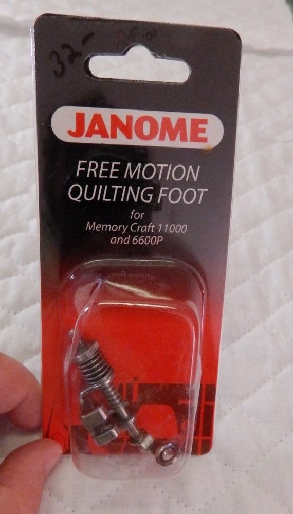 Janome Sewing Foot Free Motion Quilting by LakesideQuiltsMaine