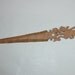 Letter Opener of Curly Oak Wood for Desk Decor - Gift Idea - Office Accessory