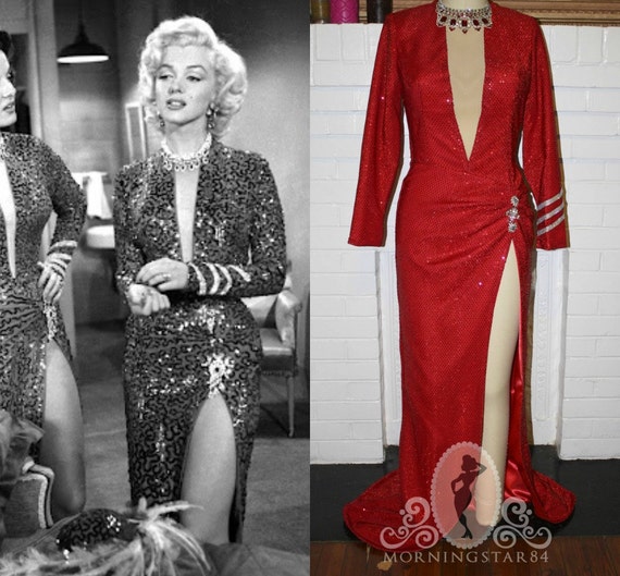SAMPLE-Red Sequin Marilyn Monroe Little Rock by MorningstarPinup